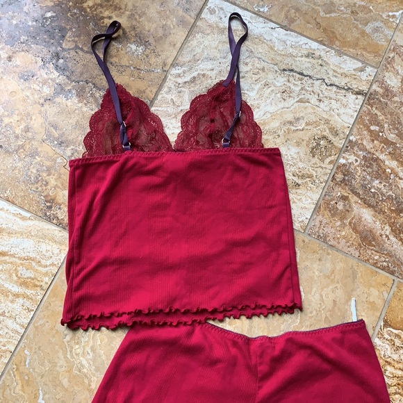 DKNY sexy raspberry/tan soft cotton blend nightie - Picture 9 of 10
